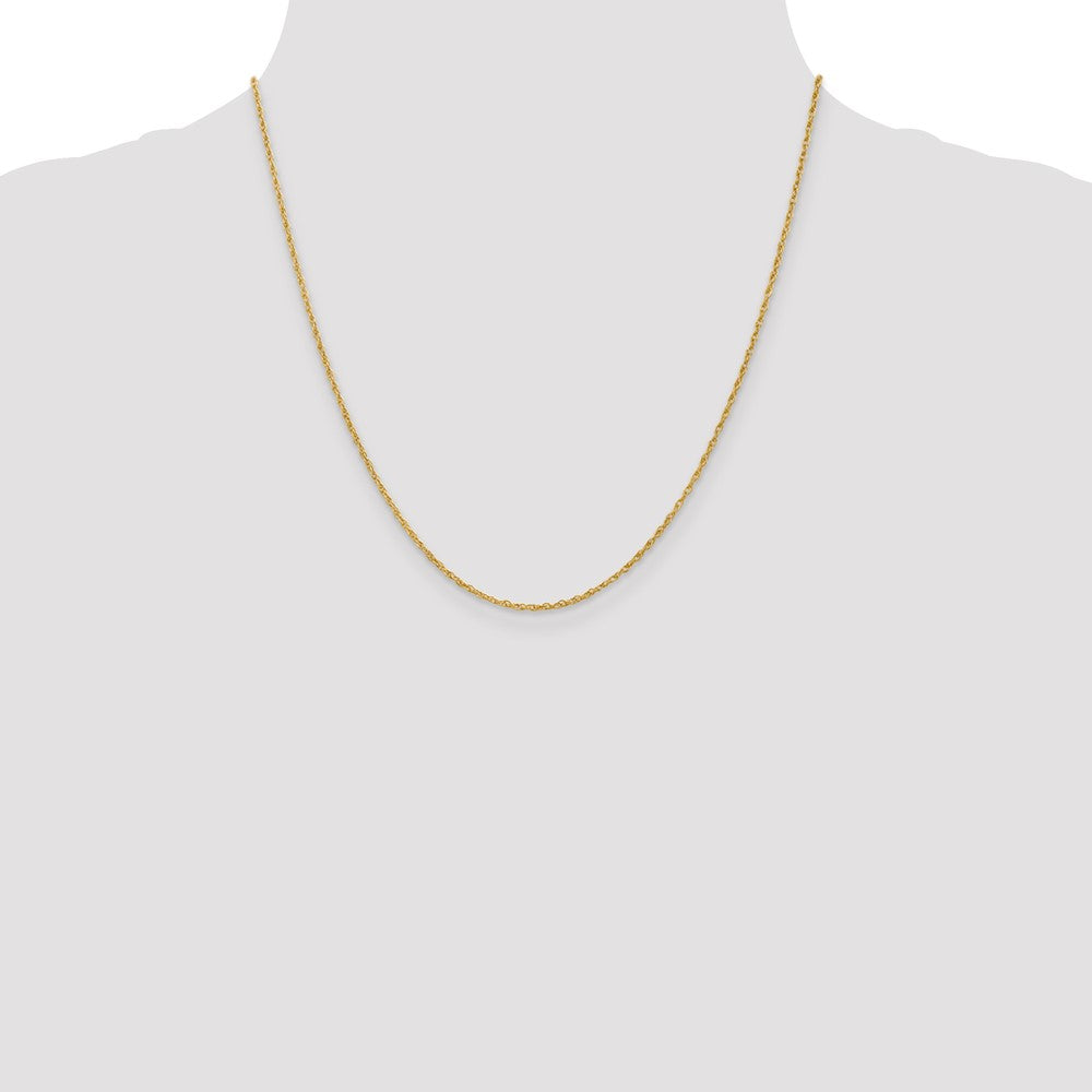 14k 1.3mm Heavy-Baby Rope Chain (1.93 grams)