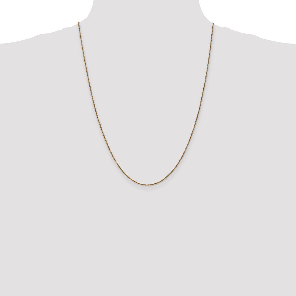 14k 1.25mm D/C Spiga Chain (2.62 grams)