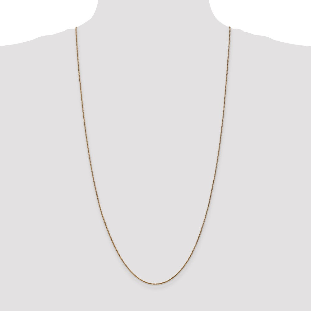 14k 1.25mm D/C Spiga Chain (2.62 grams)