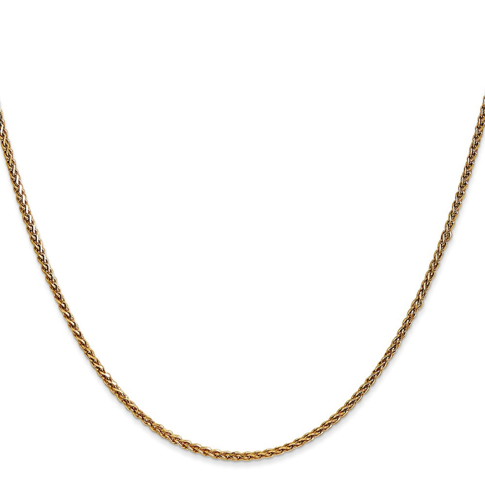 14k 1.7mm D/C Spiga Chain (4.50 grams)