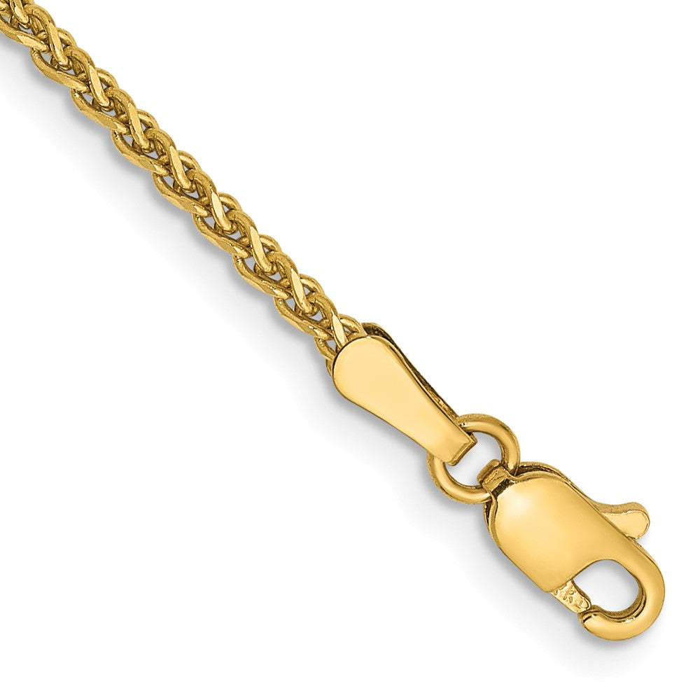 14k 1.7mm D/C Spiga Chain Bracelet (2.26 grams)