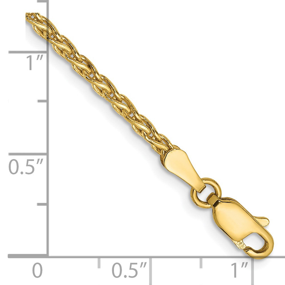14k 2.25mm Parisian Wheat Chain Bracelet (4.09 grams)