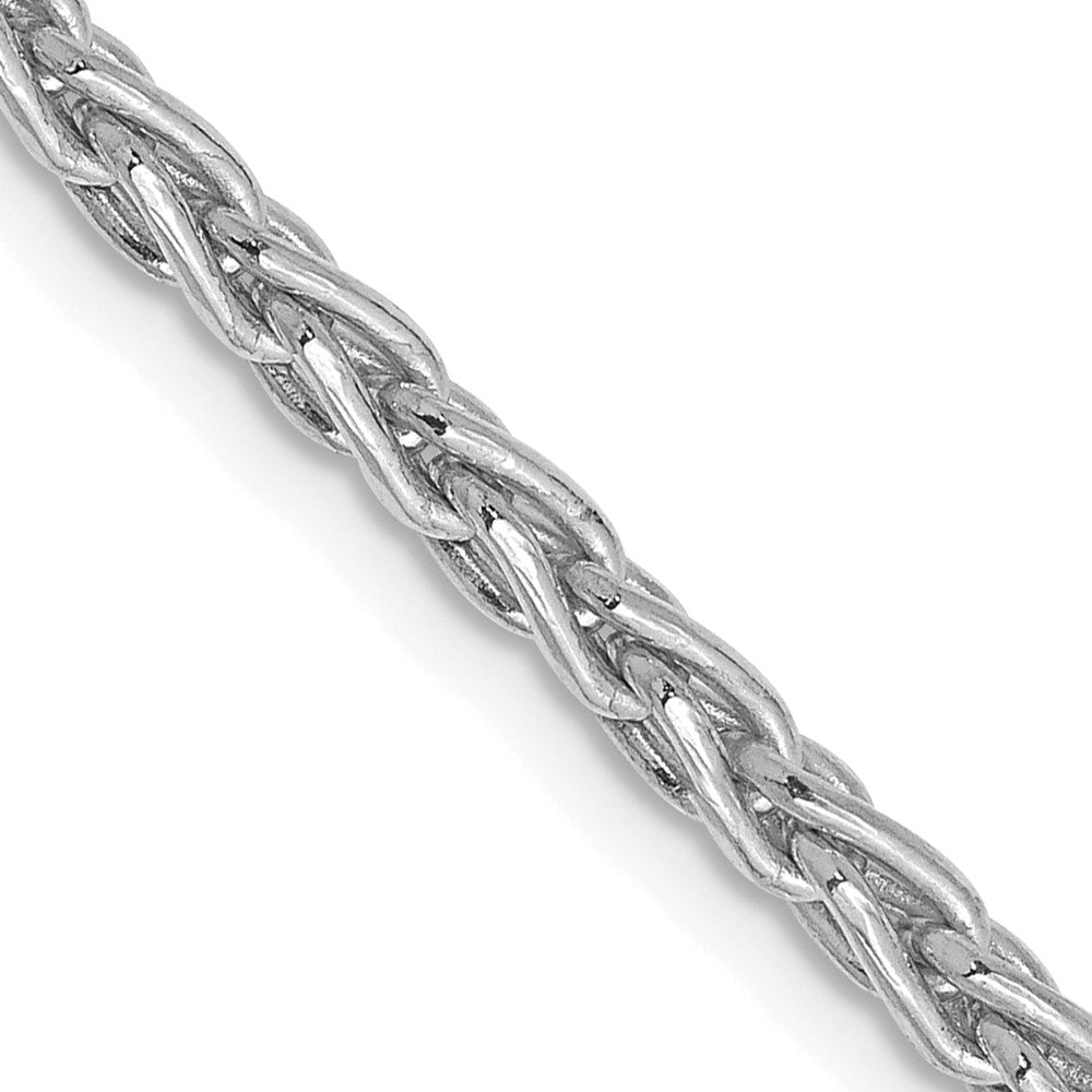 14k WG 3mm Parisian Wheat Chain (14.31 grams)