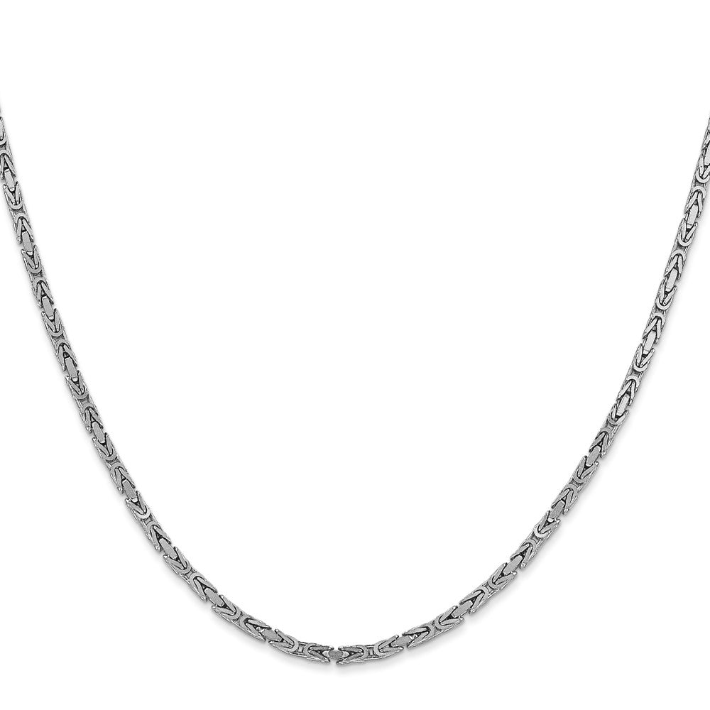 14k WG 2mm Byzantine Chain (12.05 grams)