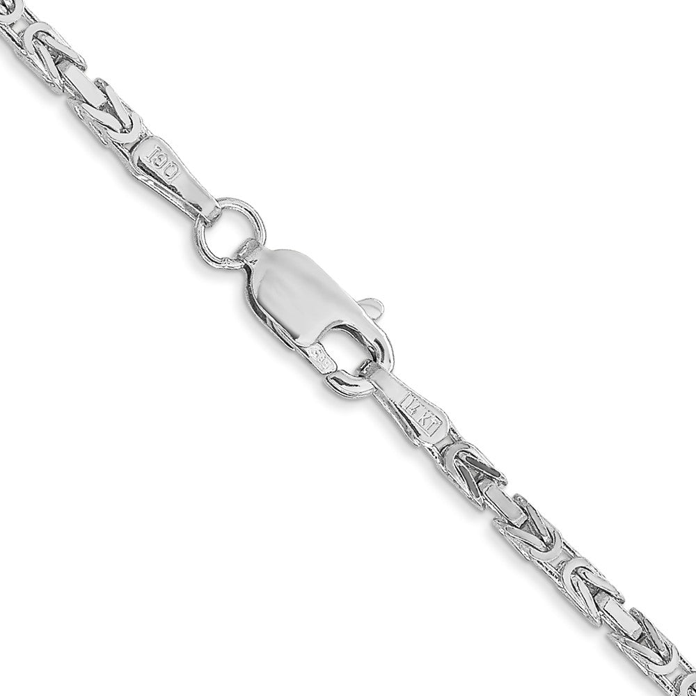 14k WG 2mm Byzantine Chain (12.05 grams)