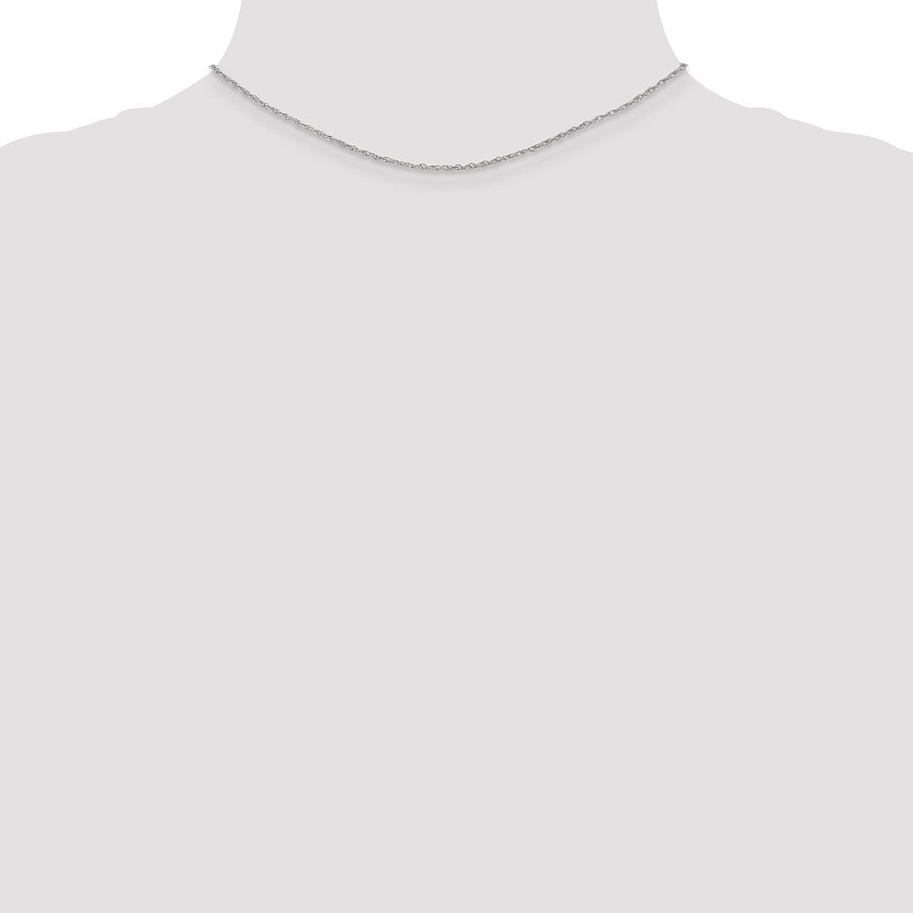 14k WG 1.3mm Heavy-Baby Rope Chain (1.72 grams)