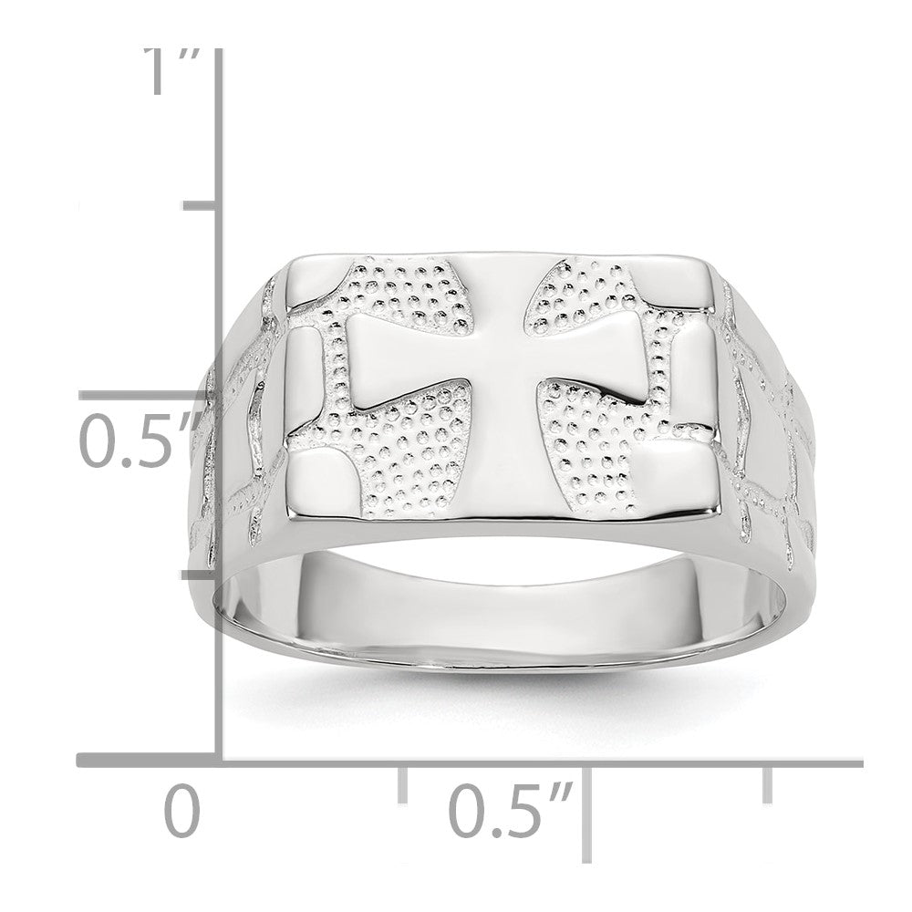 Sterling Silver Nugget Ring (6.36 grams)