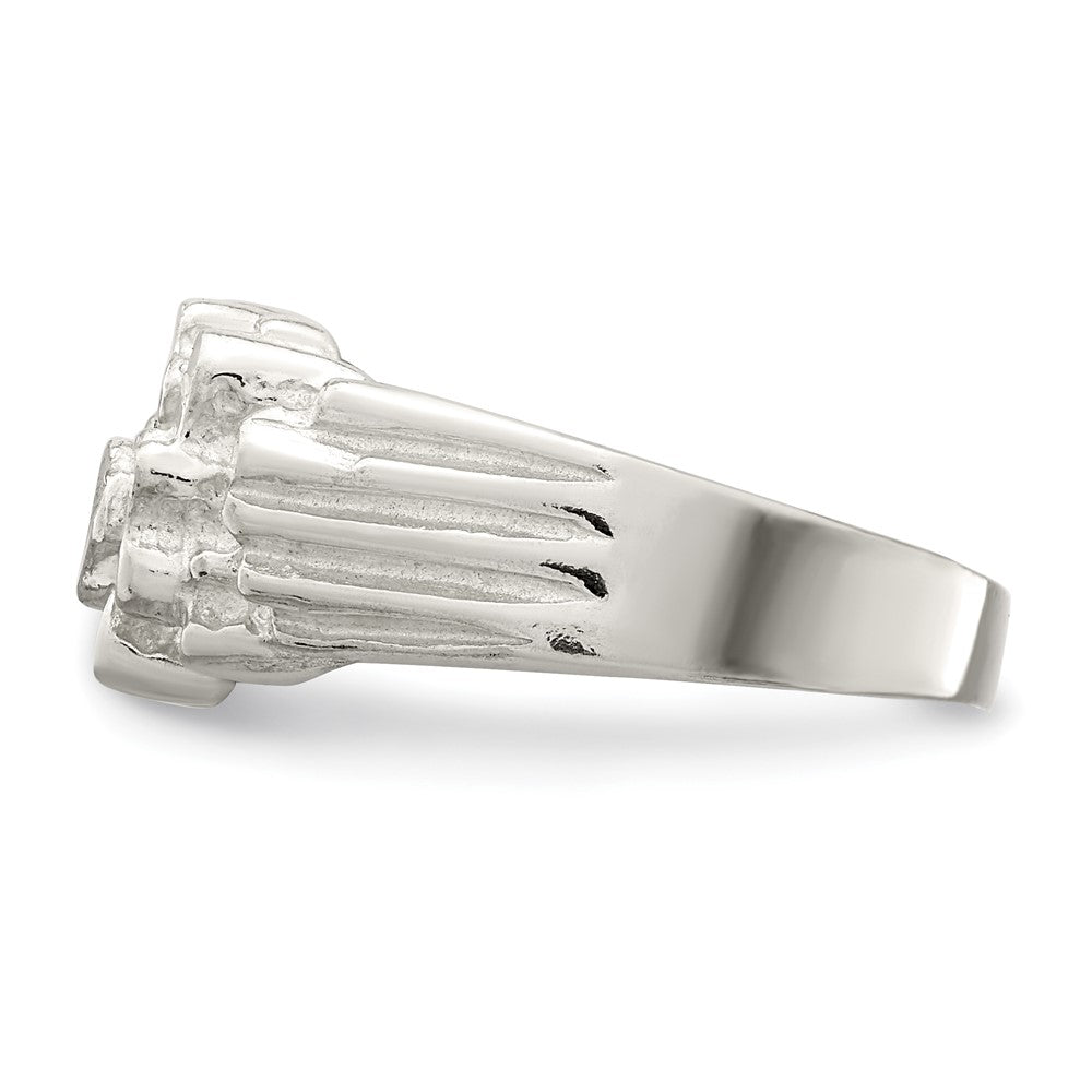 Sterling Silver Men's Nugget Ring (4.67 grams)