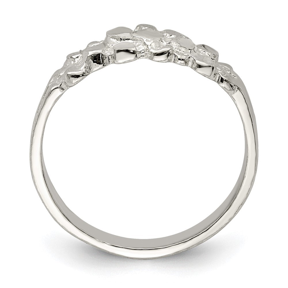 Sterling Silver Nugget Ring (1.52 grams)