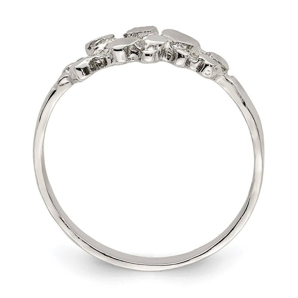 Sterling Silver Nugget Ring (1.07 grams)