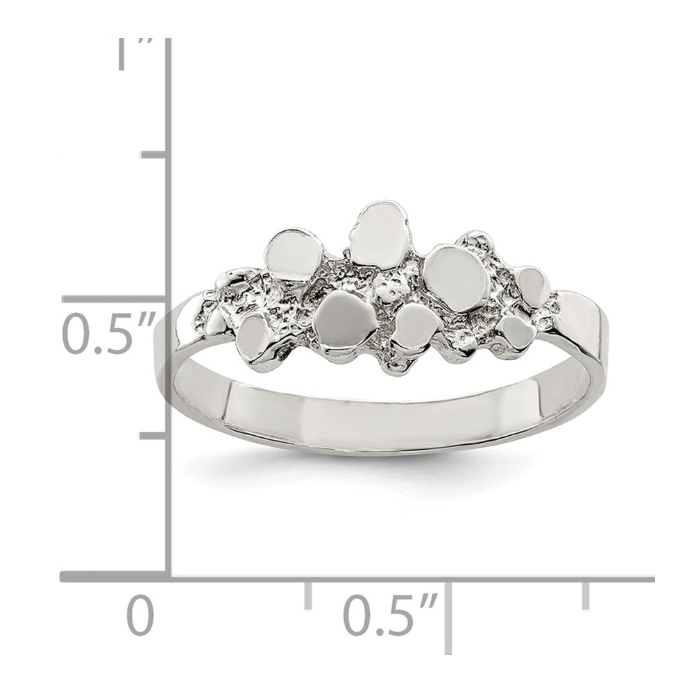 Sterling Silver Nugget Ring (1.07 grams)