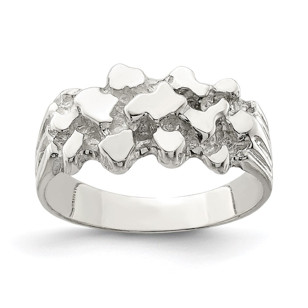 Sterling Silver Woman's Nugget Ring (4.56 grams)