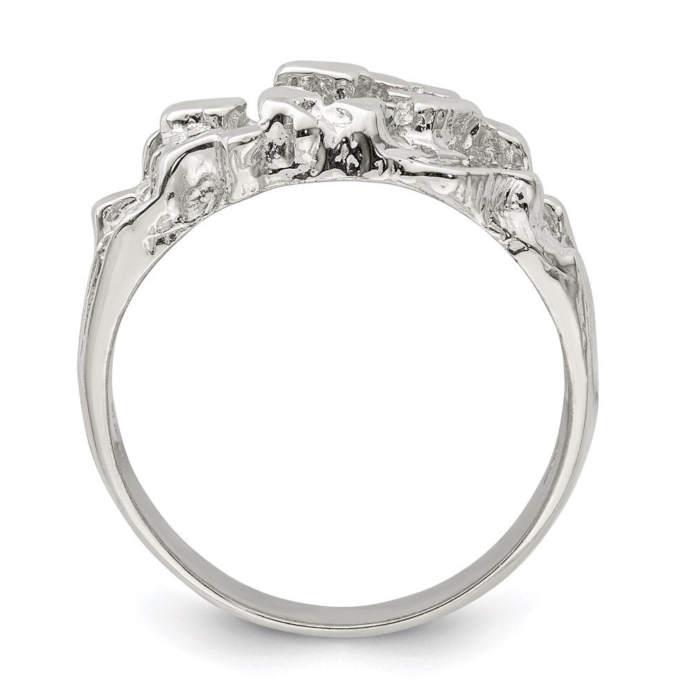 Sterling Silver Men's Nugget Ring (5.85 grams)