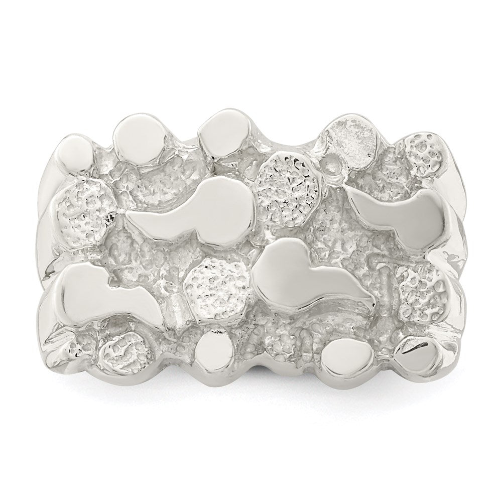 Sterling Silver Woman's Nugget Ring (6.02 grams)