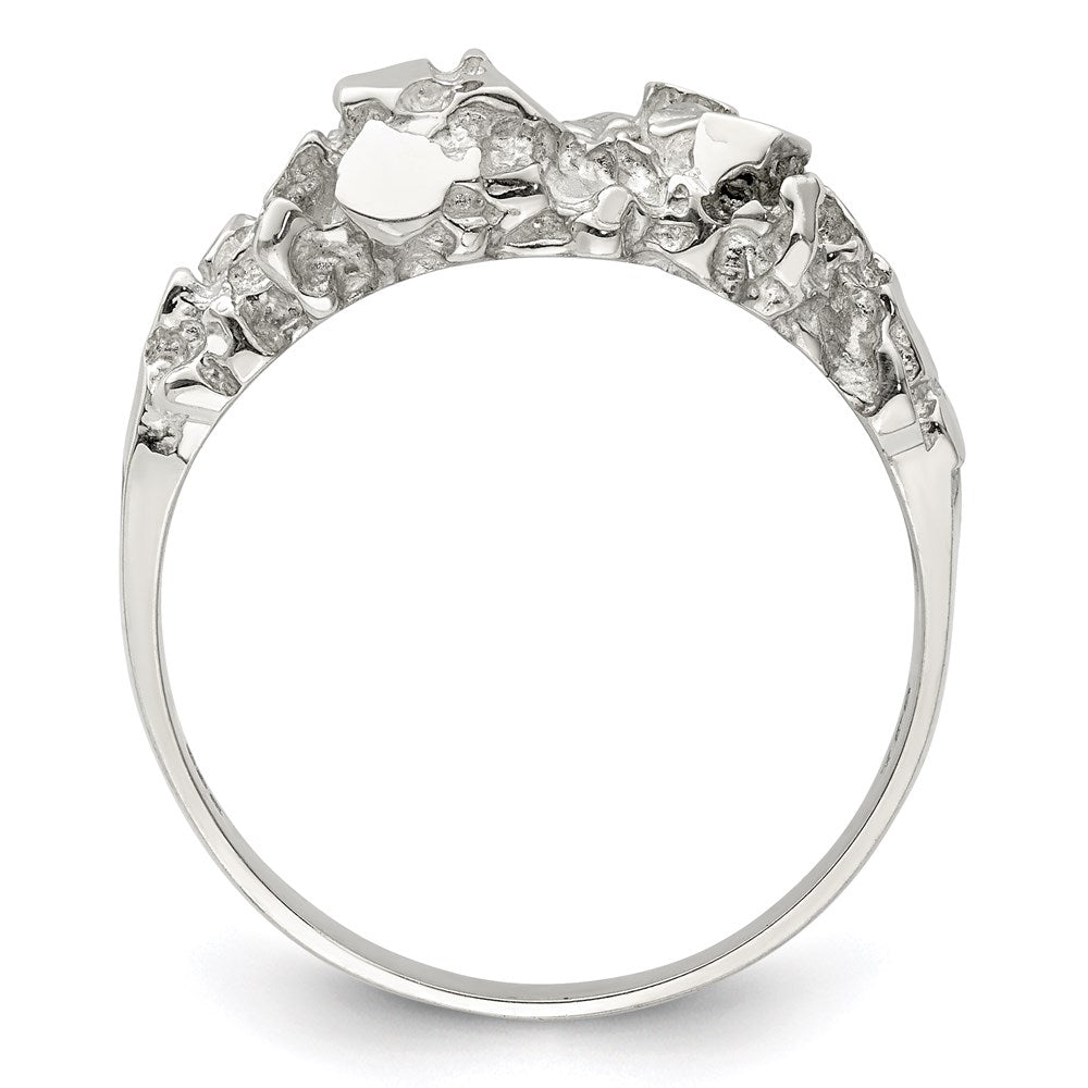 Sterling Silver Men's Nugget Ring (5.12 grams)