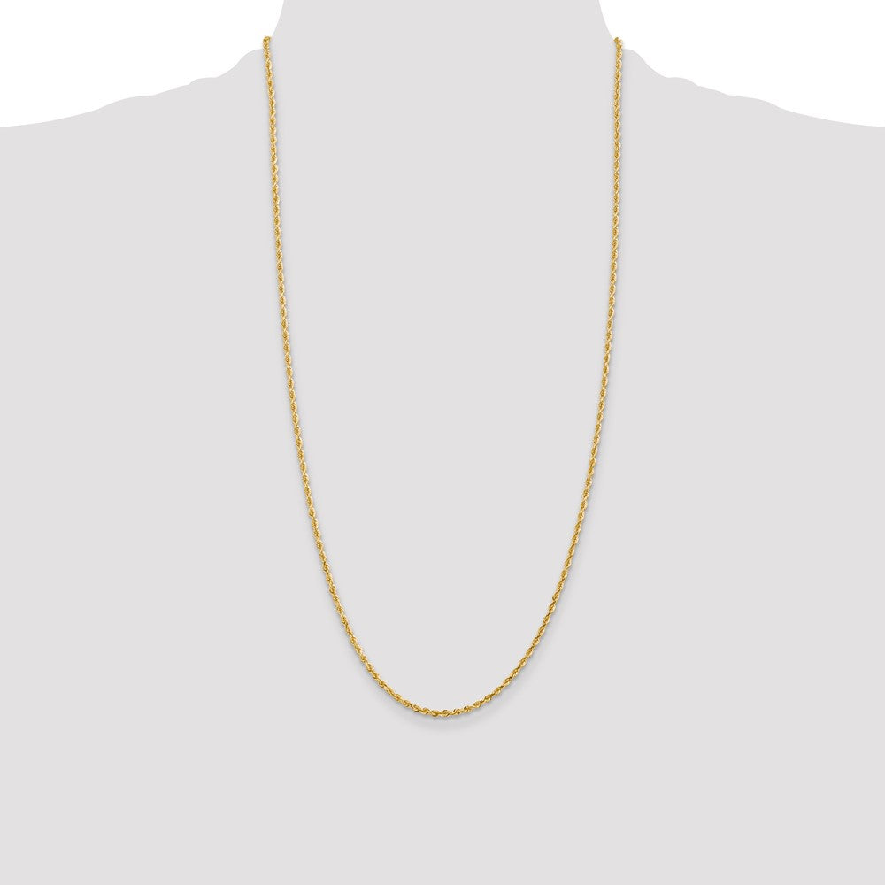 14k 2.25mm D/C Quadruple Rope Chain (6.05 grams)