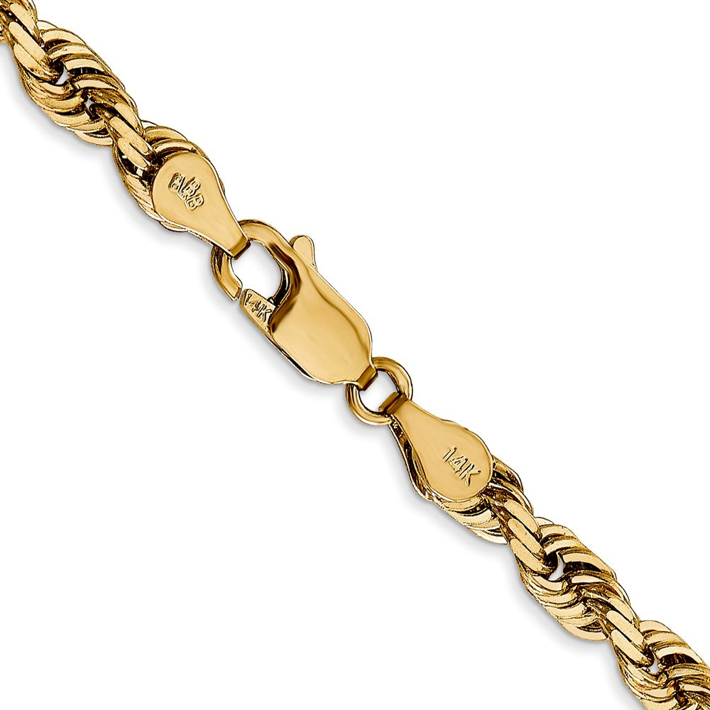 14k 4.5mm D/C Quadruple Rope Chain (24.58 grams)