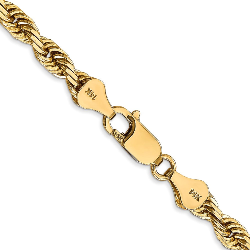 14k 5.0mm D/C Quadruple Rope Chain (34.36 grams)
