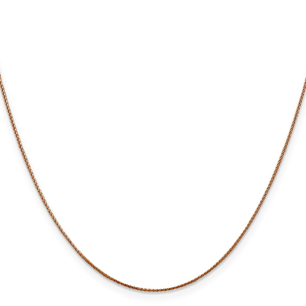 14k Rose Gold .85mm D/C Spiga Chain (1.37 grams)
