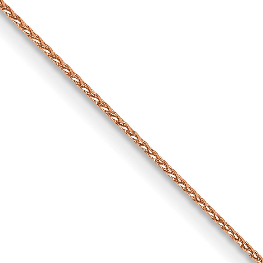 14k Rose Gold .85mm D/C Spiga Chain (1.37 grams)