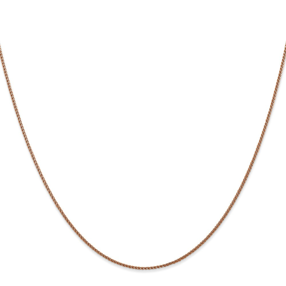 14k Rose Gold 1.05mm D/C Spiga Chain (2.02 grams)