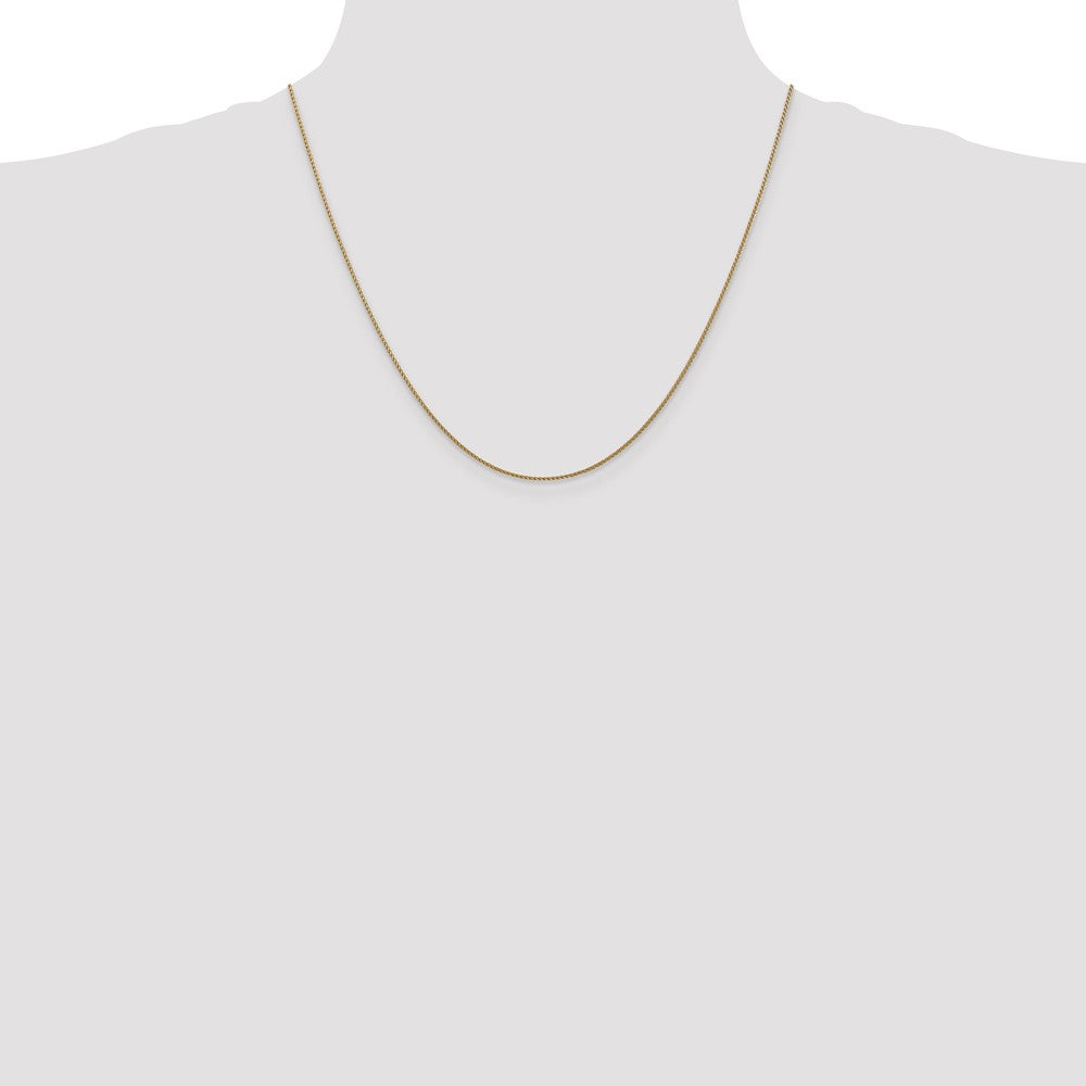 14k Rose Gold 1.05mm D/C Spiga Chain (2.02 grams)