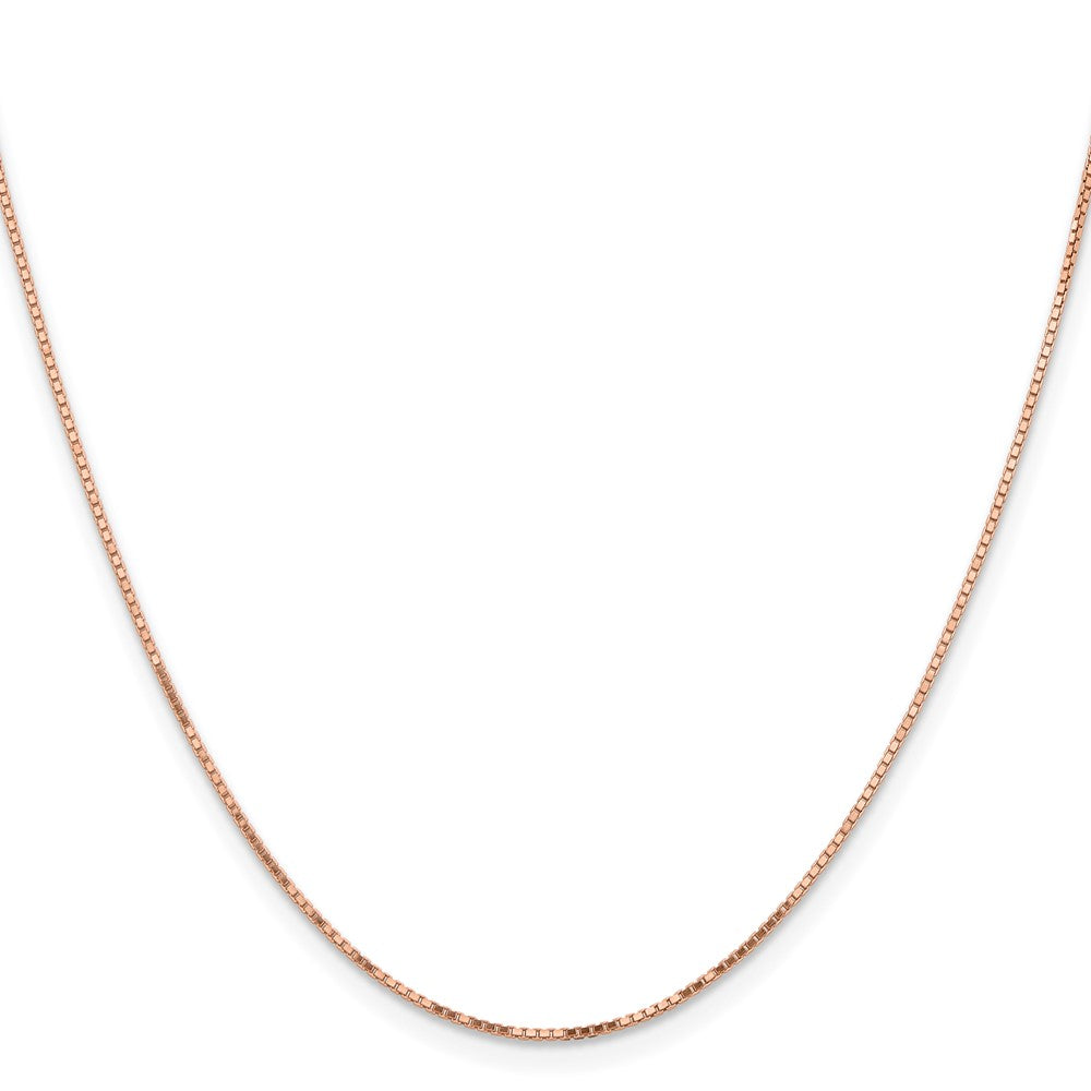 14k Rose Gold .95mm Box Chain (2.57 grams)