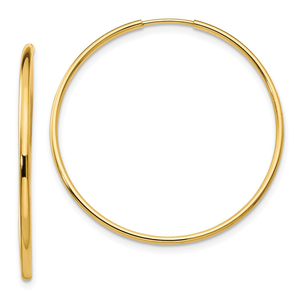 14k Madi K Endless Hoop Earrings (0.75 grams)