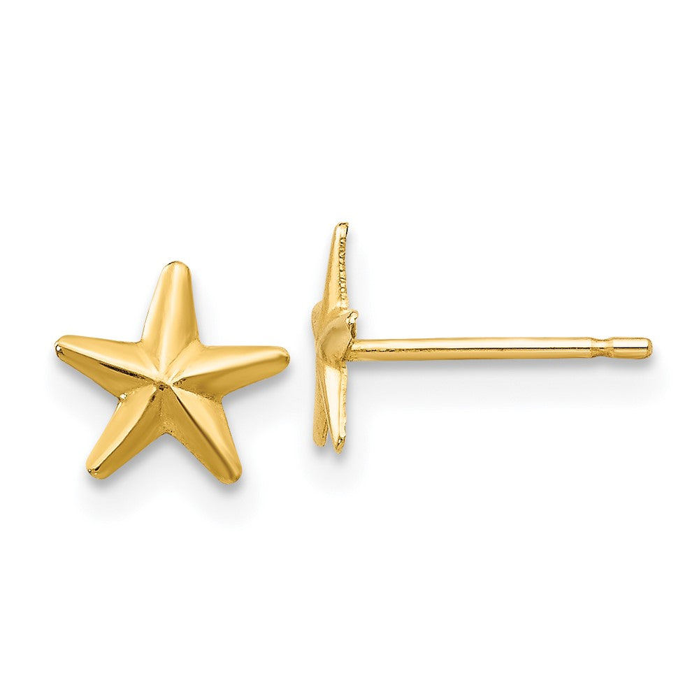 14k Madi K Star Post Earrings (0.17 grams)