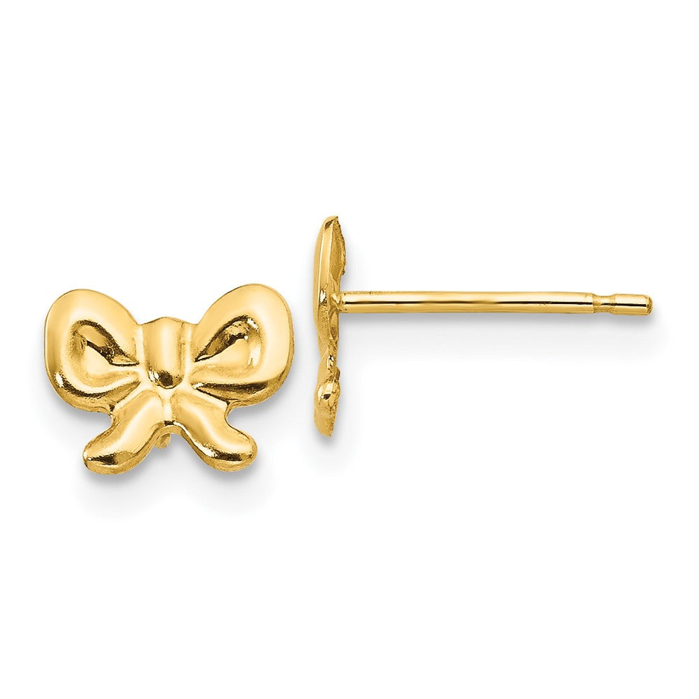 14k Madi K Bow Post Earrings (0.17 grams)