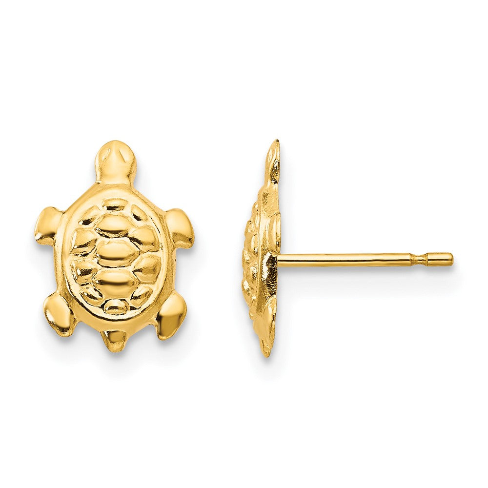 14k Madi K Turtle Post Earrings (0.23 grams)