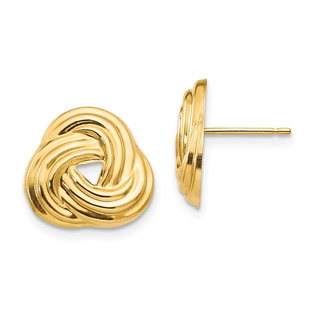 14k Madi K Love Knot Post Earrings (0.68 grams)