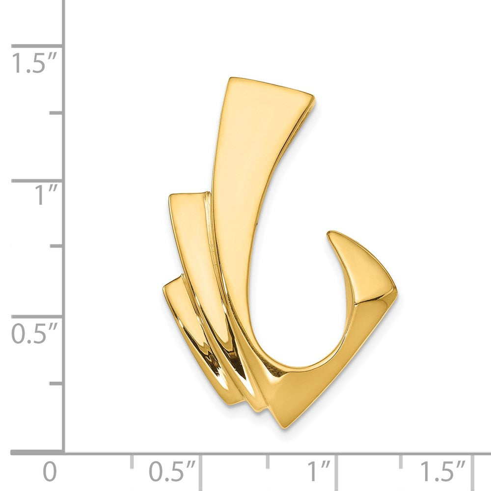 14k Yellow Gold 23 mm Omega Slide (6.64 grams)