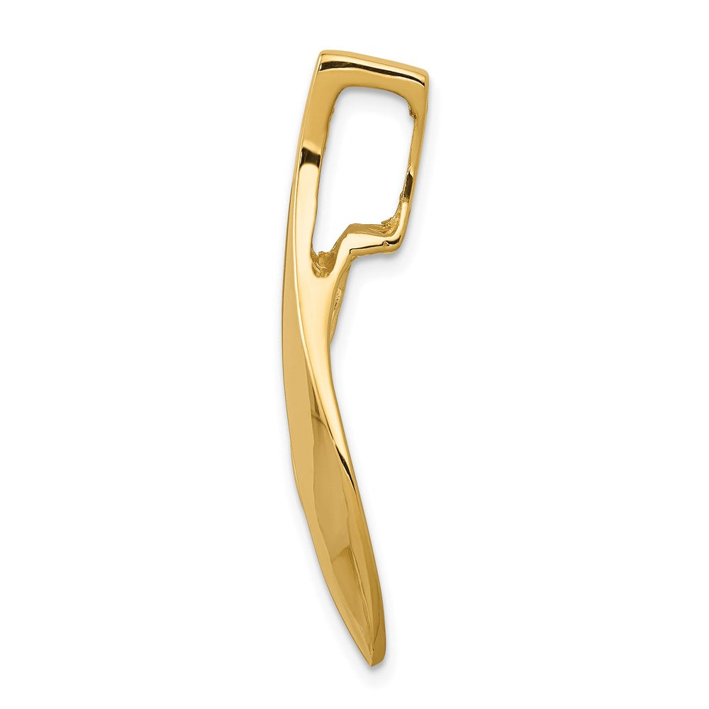 14k Yellow Gold 13 mm Omega Slide (3.65 grams)
