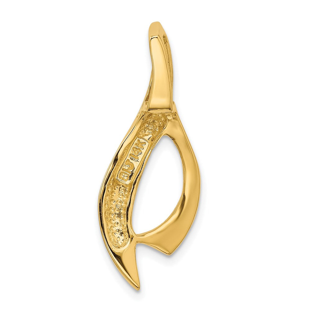 14k Yellow Gold 13 mm Omega Slide (3.65 grams)