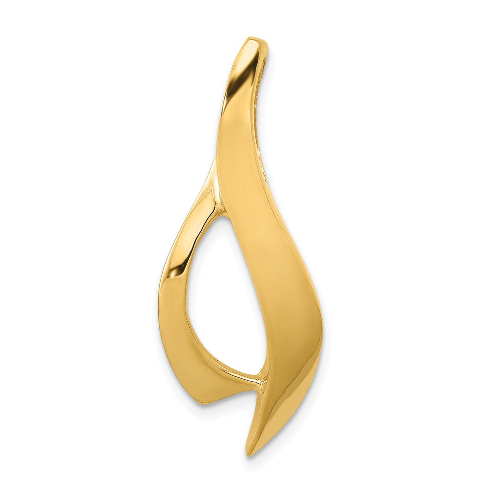 14k Yellow Gold 13 mm Omega Slide (3.65 grams)