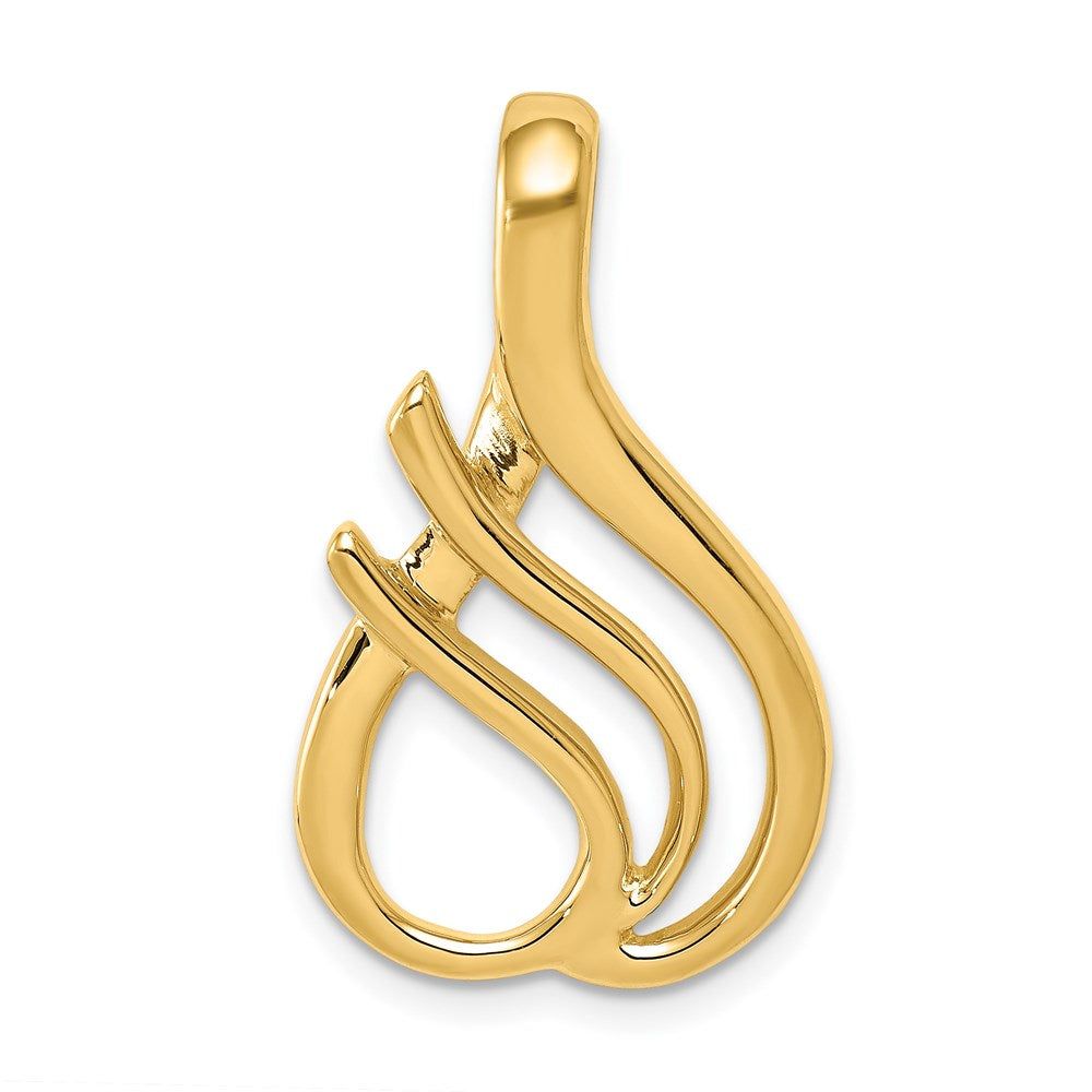 14k Yellow Gold 16 mm Fancy Slide (4.02 grams)