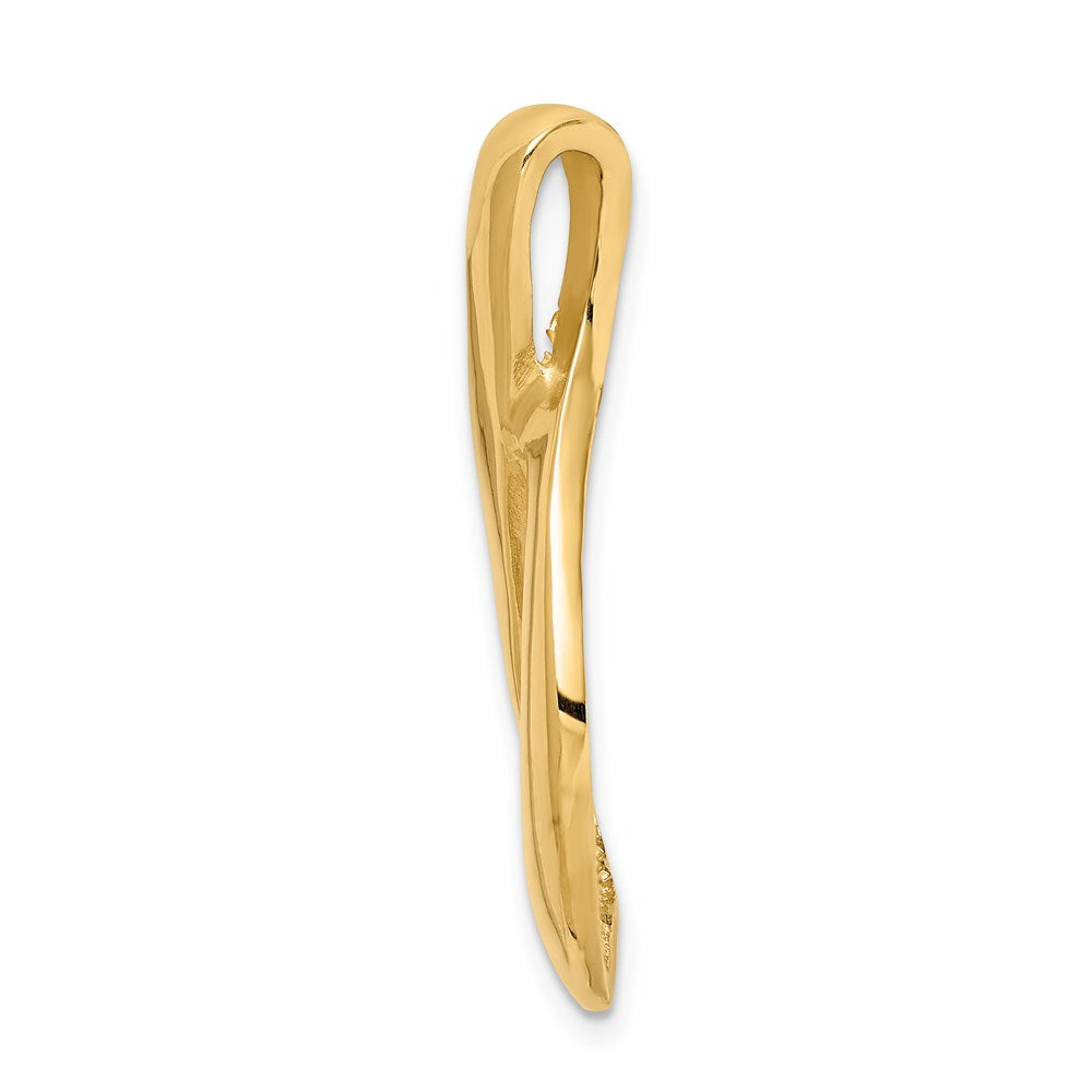 14k Yellow Gold 16 mm Fancy Slide (3.72 grams)