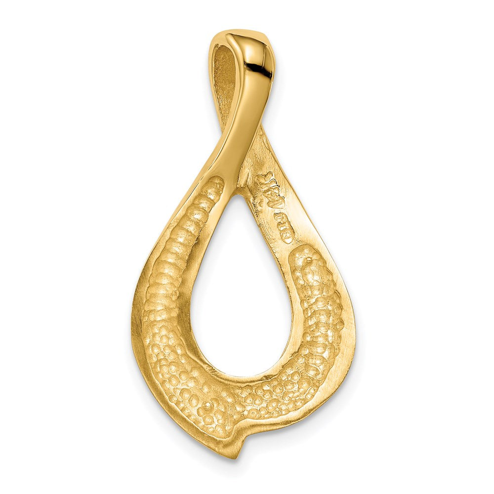 14k Yellow Gold 16 mm Fancy Slide (3.72 grams)