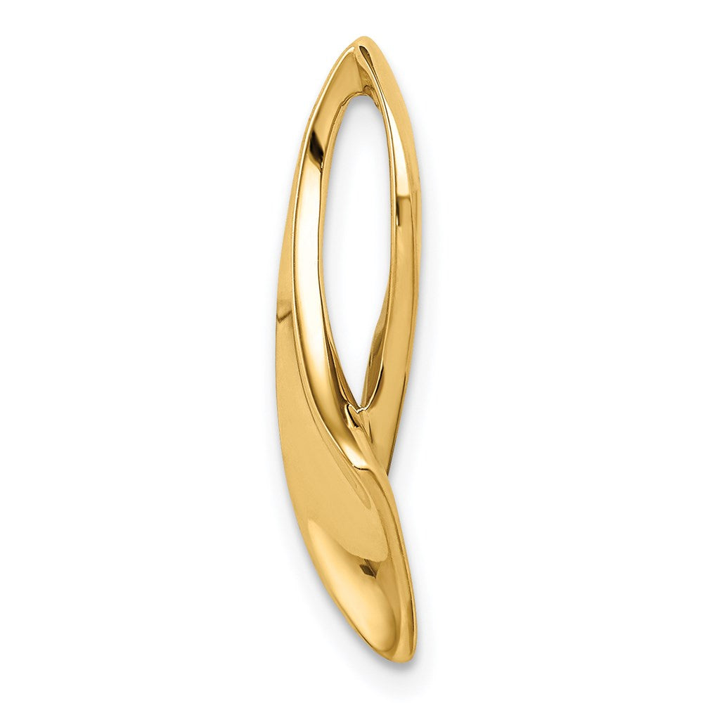 14k Yellow Gold 14 mm Slide (2.34 grams)