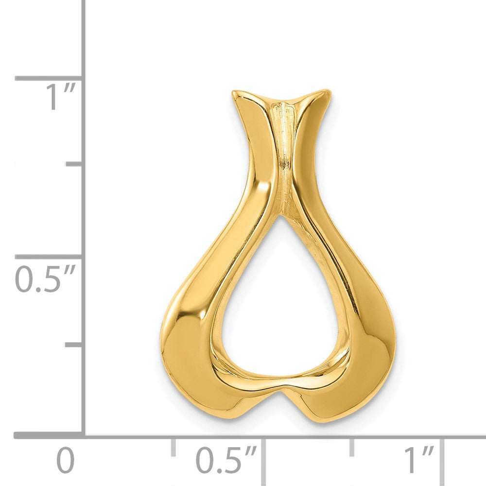 14k Yellow Gold 15 mm Slide (3.16 grams)