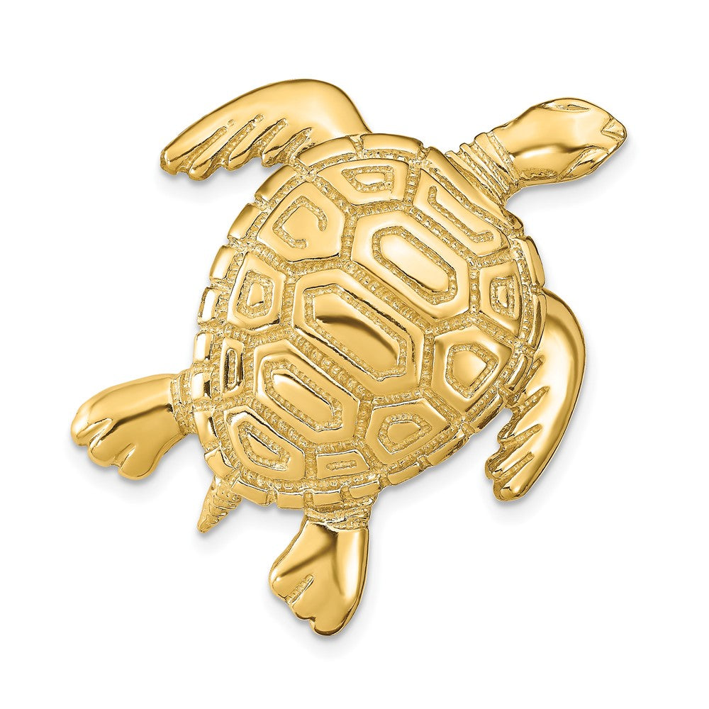 14k Yellow Gold 31 mm Turtle Slide (11.25 grams)