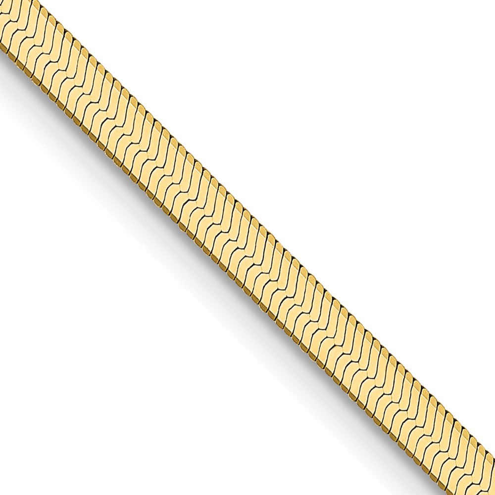 14k 2.5mm Silky Herringbone Chain (4.04 grams)