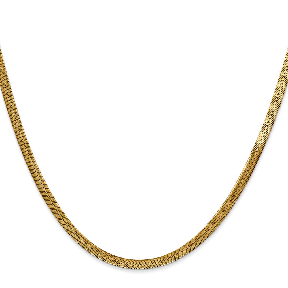 14k 3mm Silky Herringbone Chain (5.32 grams)