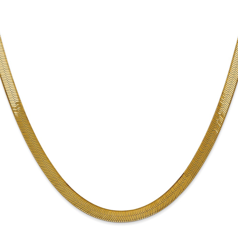 14k 5mm Silky Herringbone Chain (9.82 grams)