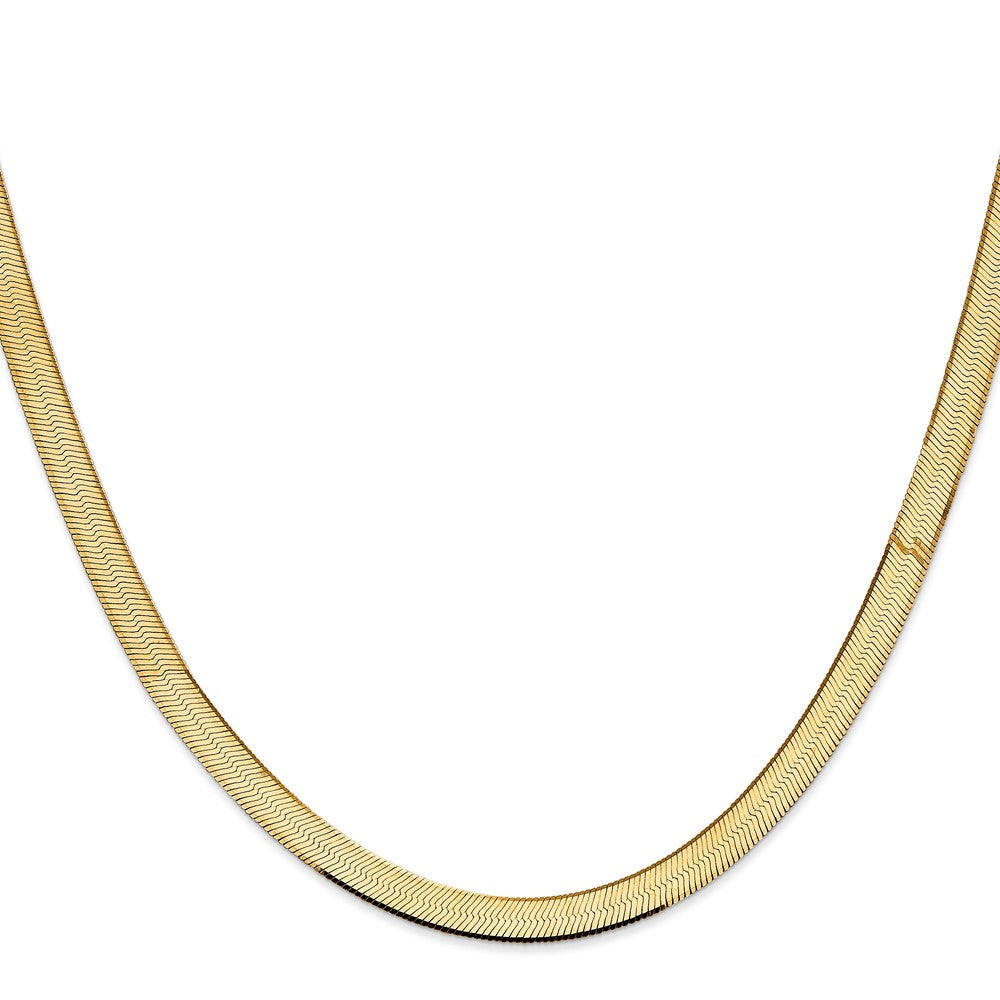14k 5.5mm Silky Herringbone Chain (12.29 grams)