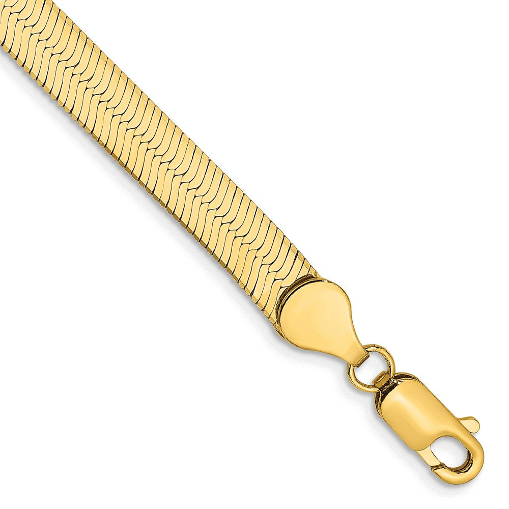 14k 5.5mm Silky Herringbone Chain Bracelet (5.72 grams)