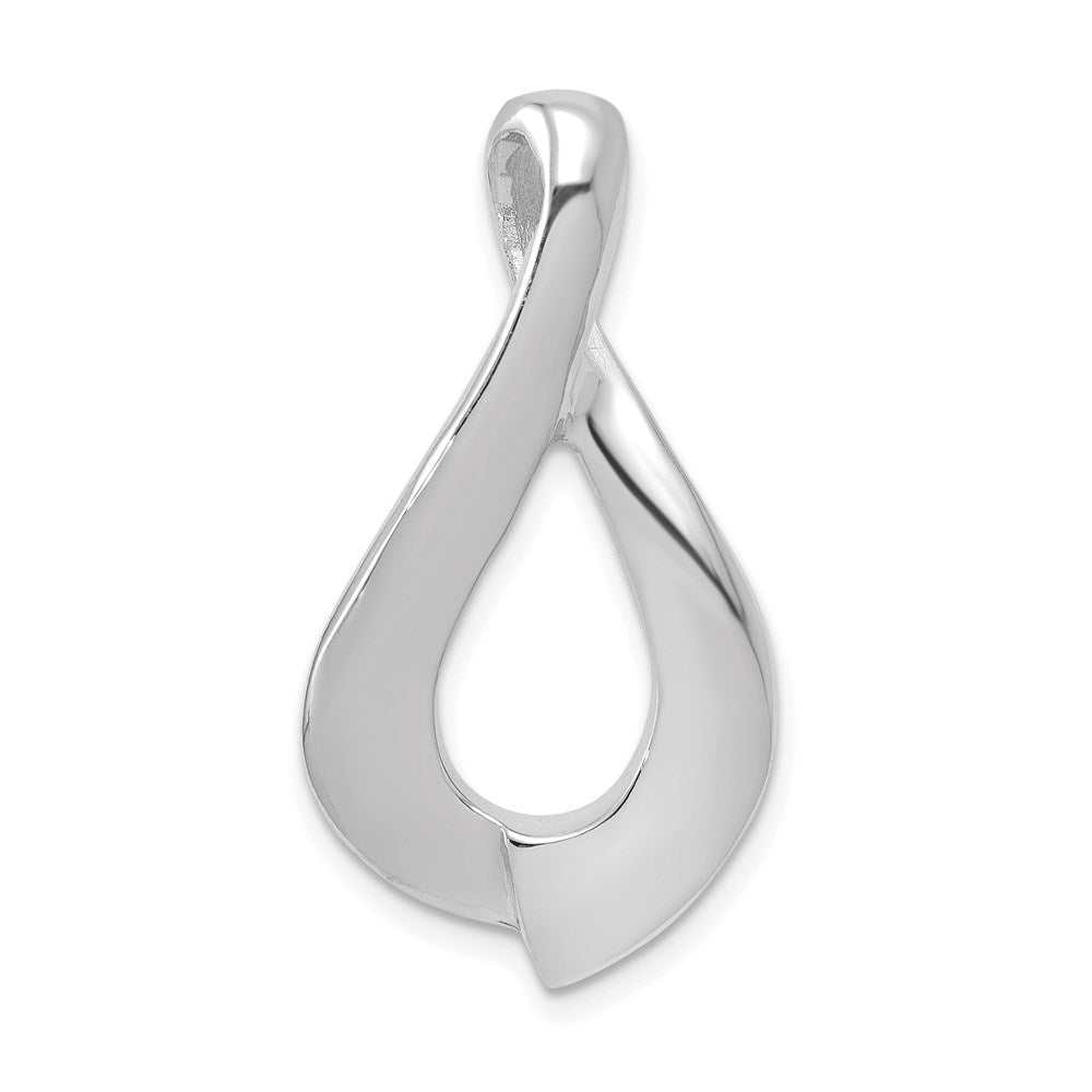 14k White Gold 16 mm Slide (4 grams)