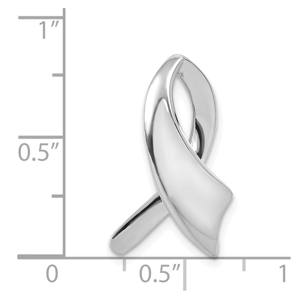 14k White Gold 13 mm Slide (2.08 grams)