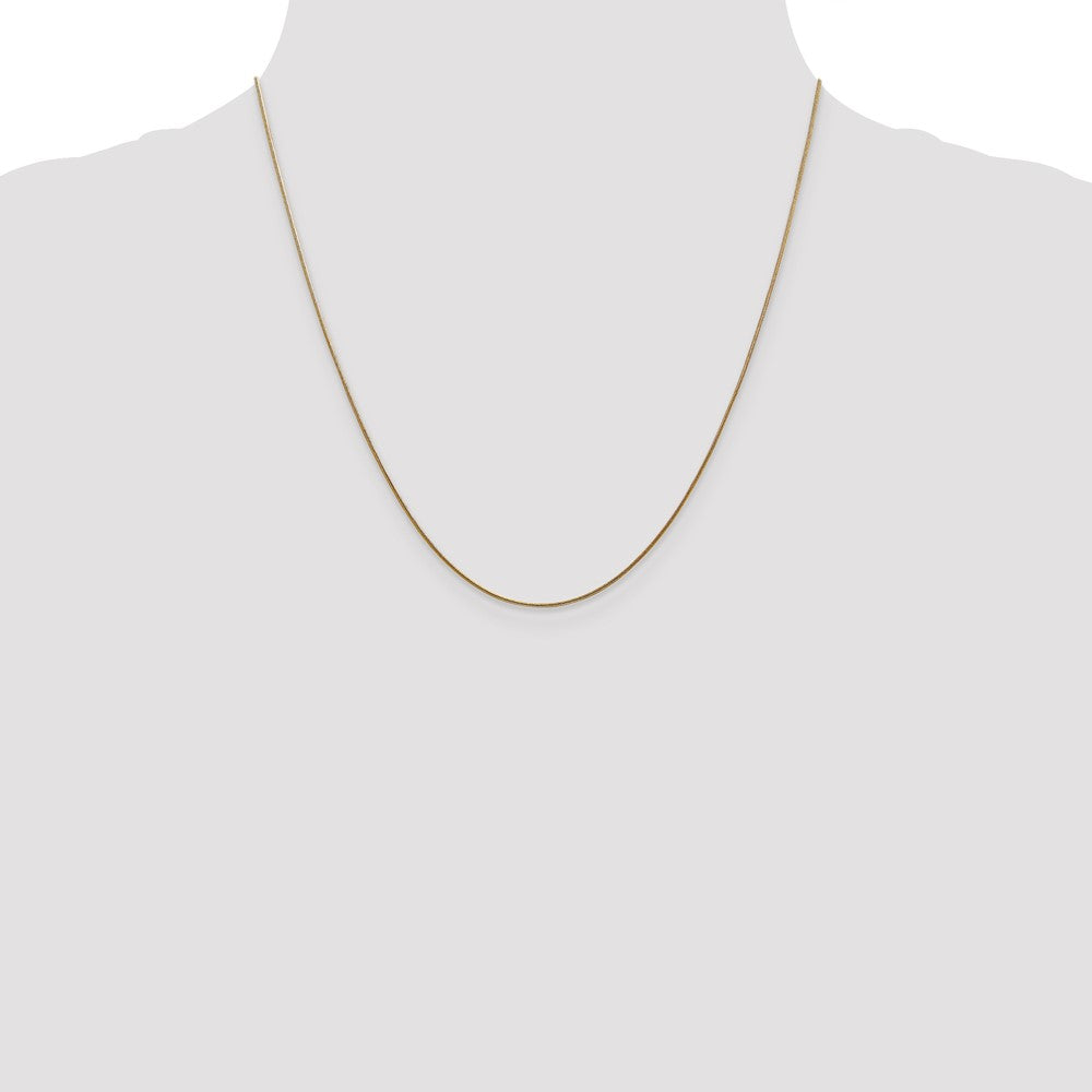 14k .8mm Round Snake Chain (2.37 grams)